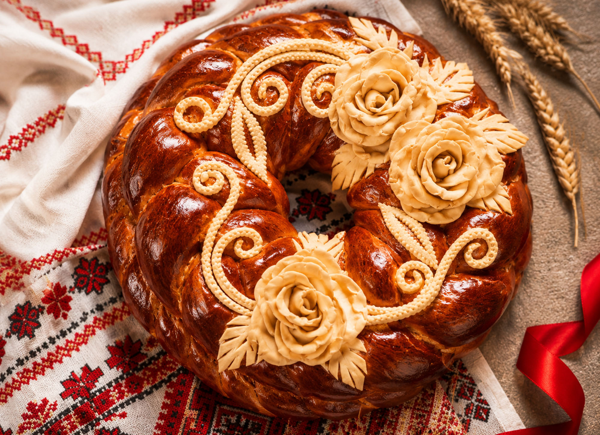 Калач Молдавский "С розами"